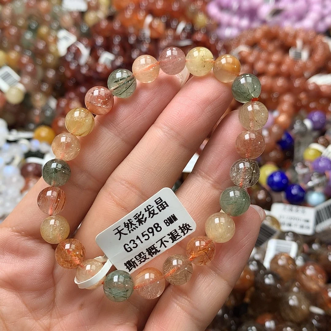 水晶手链未镶嵌，