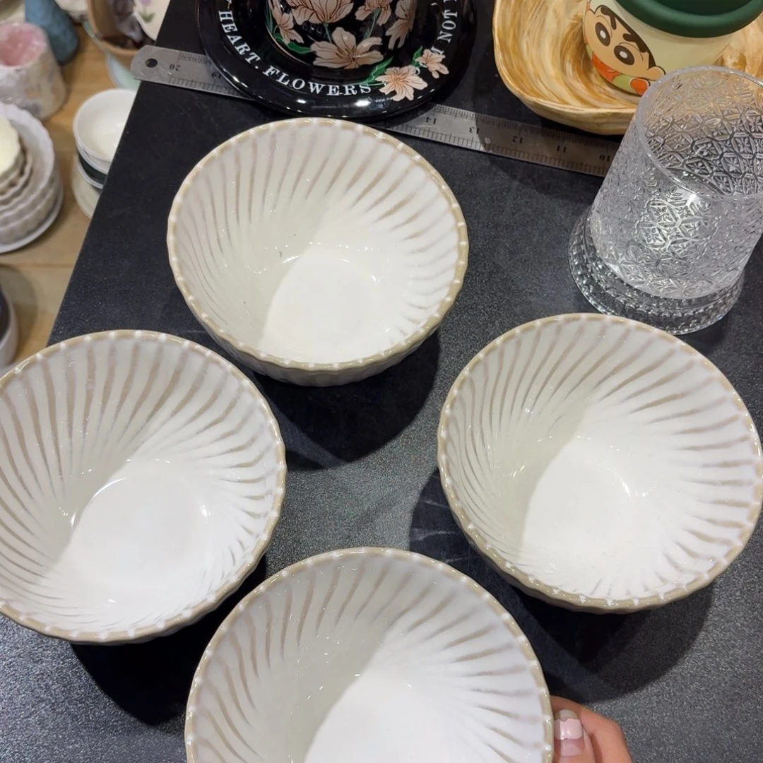 瓷一组四个5.5寸碗