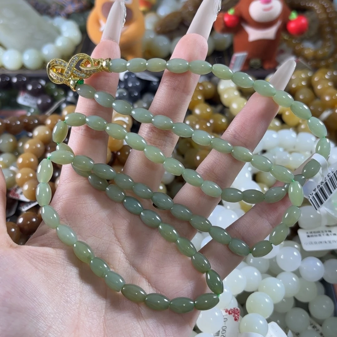 和田玉未镶嵌手链186
