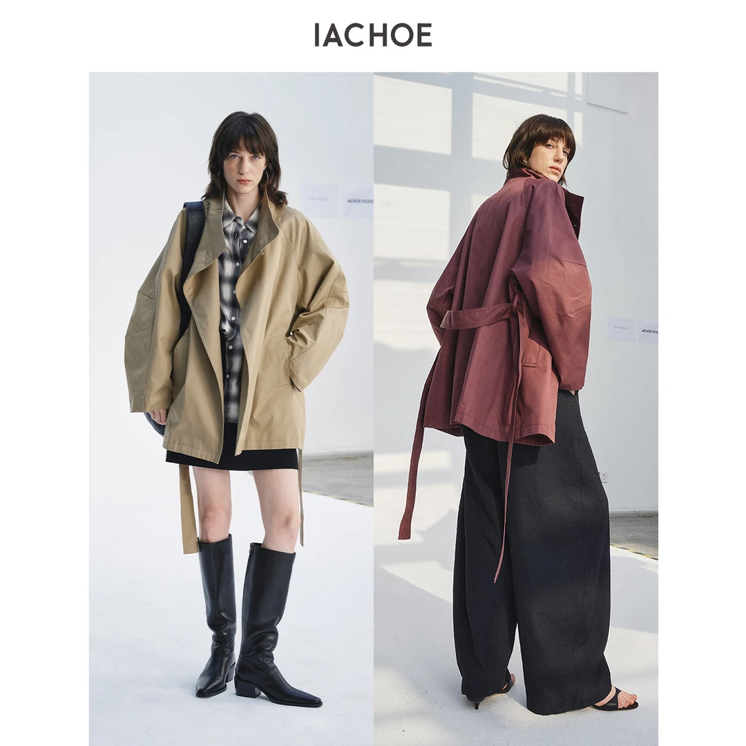 IACHOE短款全棉风衣3661509001
