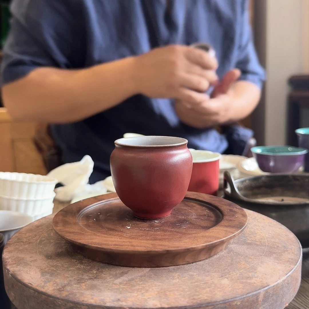 龙窑柴烧精品品茗杯