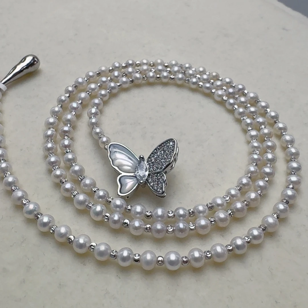 淡水珍珠未镶嵌毛衣链@@bc174