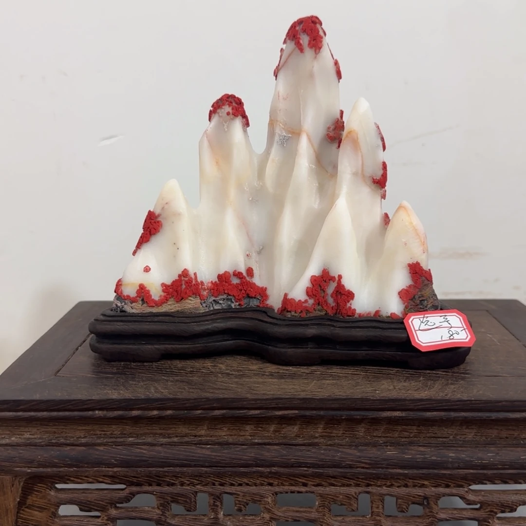 灵璧奇石白灵玉石