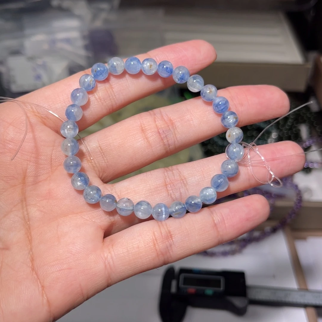 水晶手链未镶嵌蓝晶061