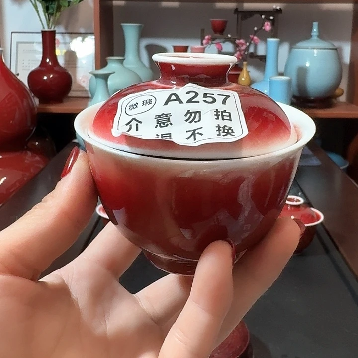 景德镇高温陶瓷盖碗