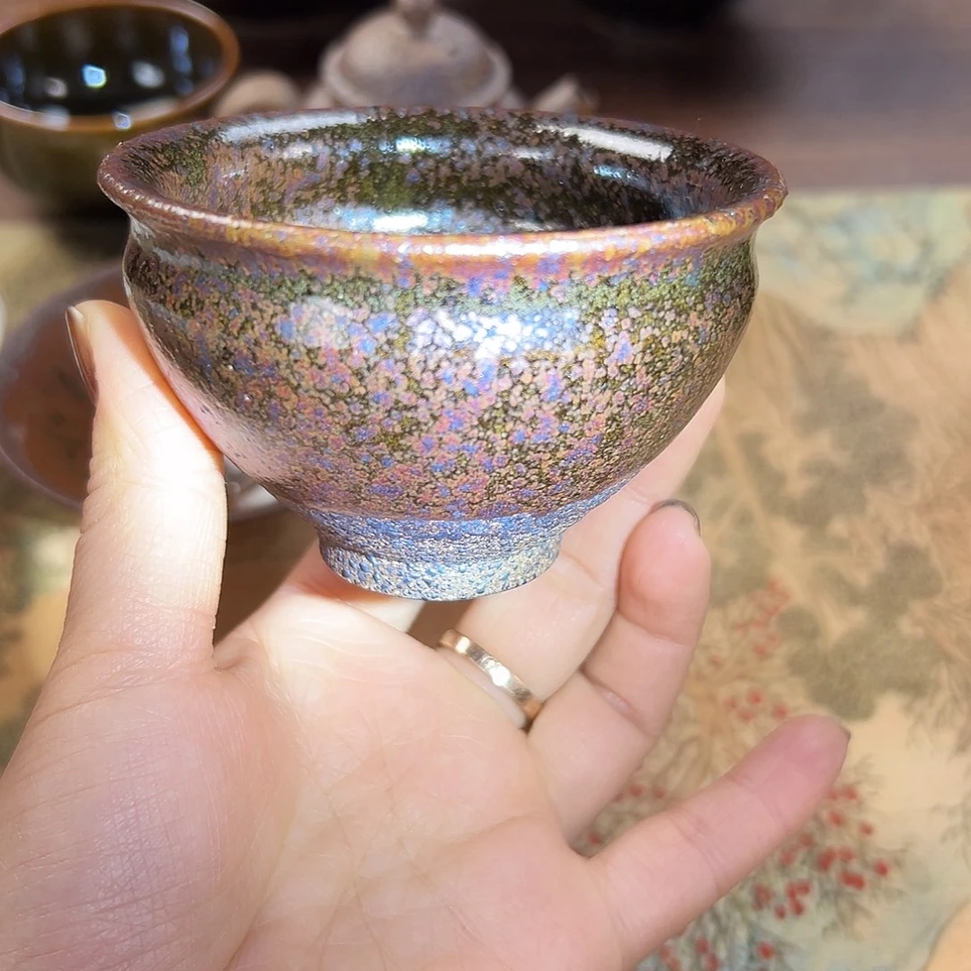 紫金窑变主人杯原矿釉