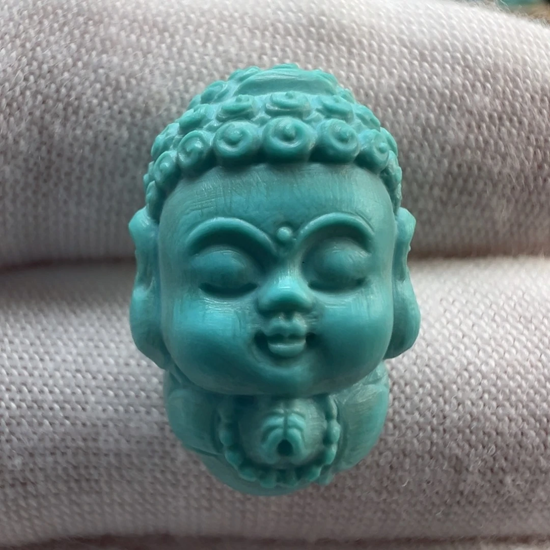 绿松石未镶嵌配饰12.5*18.8