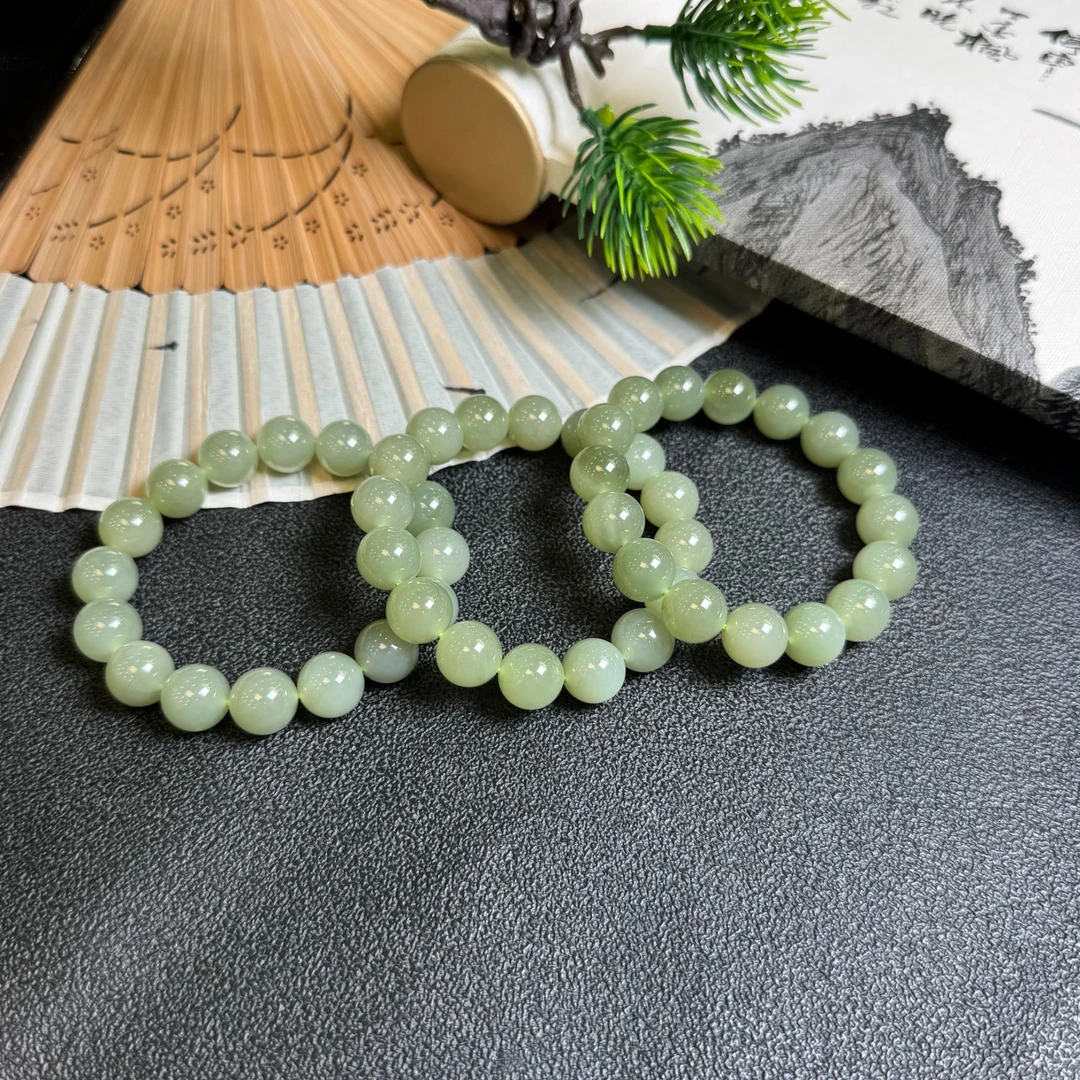 【豪哥鉴宝】HT01236-1和田玉手串多样性发一件
