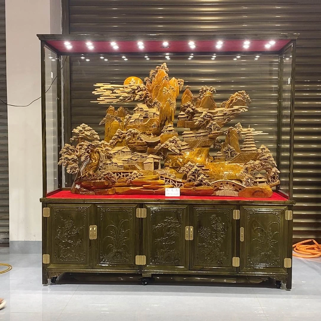 金丝楠牡****间金丝楠小叶桢楠摆件