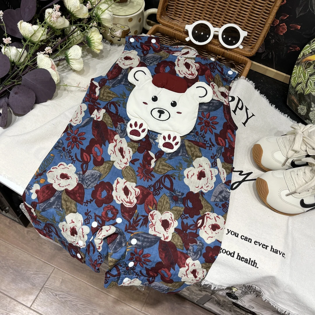 【通浏】儿童新款夏季休闲简约时尚百搭可爱连体衣夏款休闲25L569