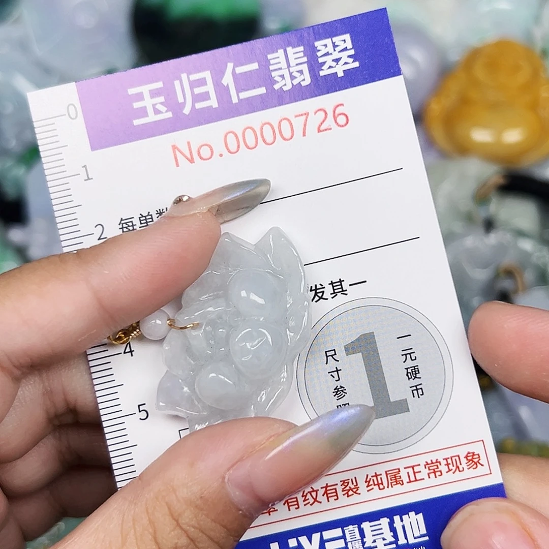 翡翠未镶嵌颈饰111