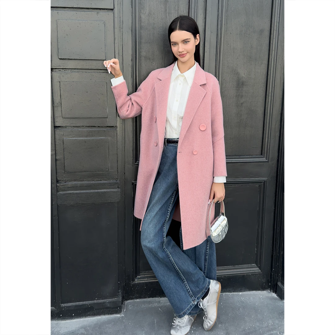 可颜毛呢外套AC34580120