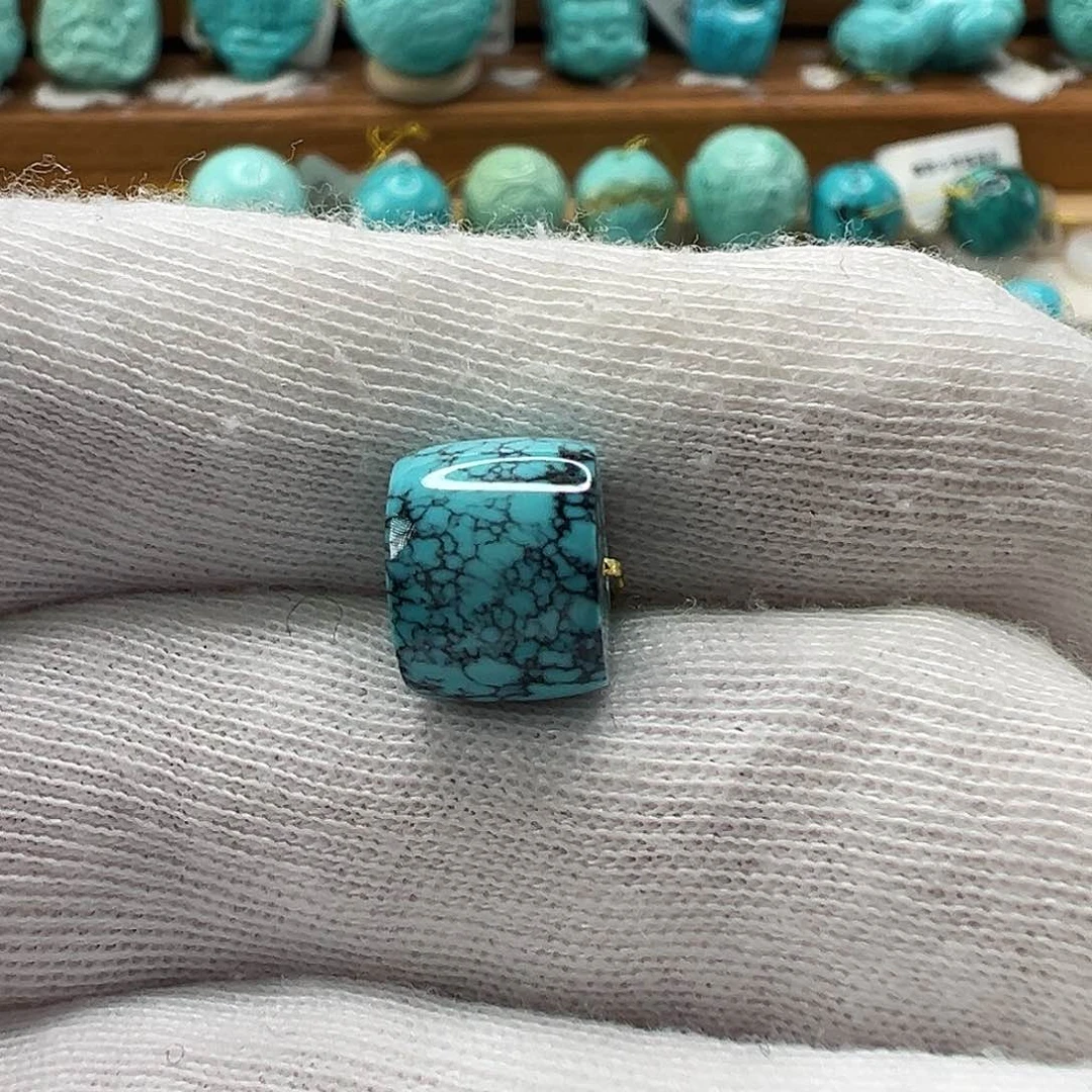 绿松石直切珠 未镶嵌