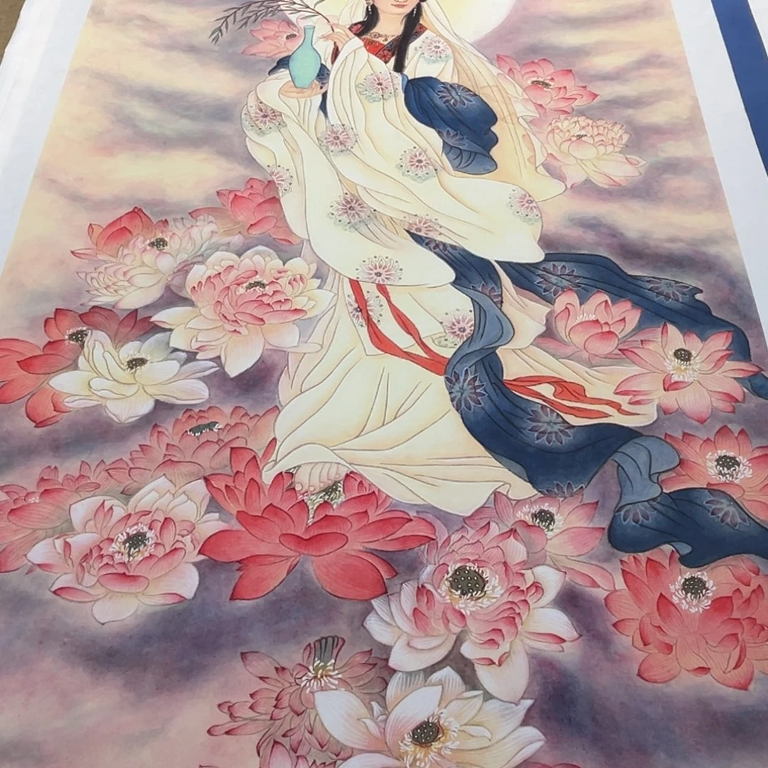 国画李老师步步生莲