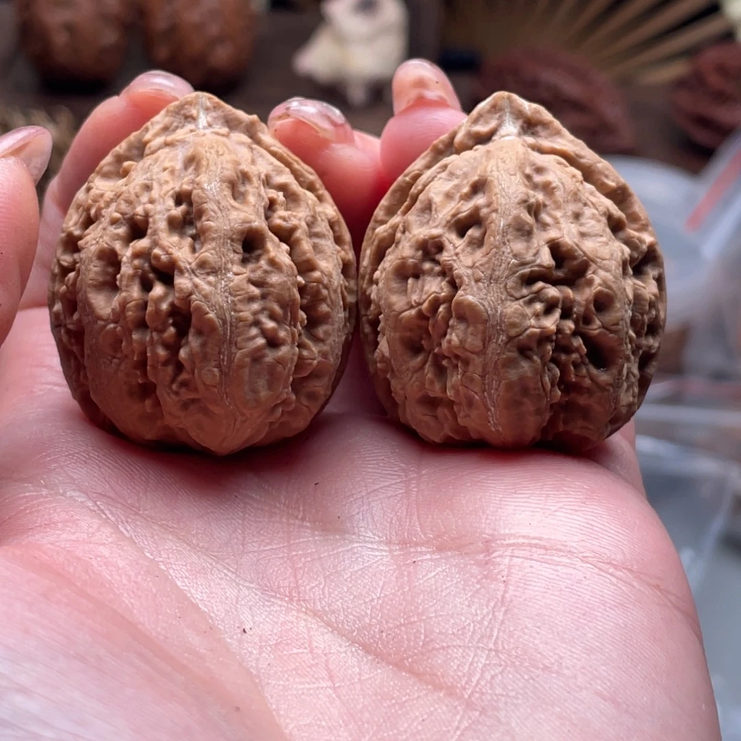 文玩核桃把件楸刀鱼63