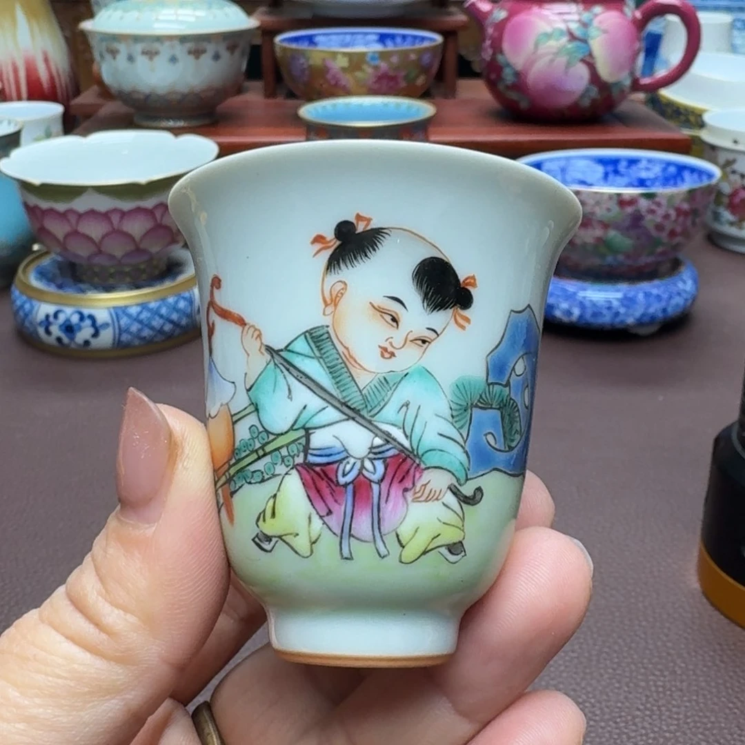 瓷片景德镇仿古手工制作精品展示