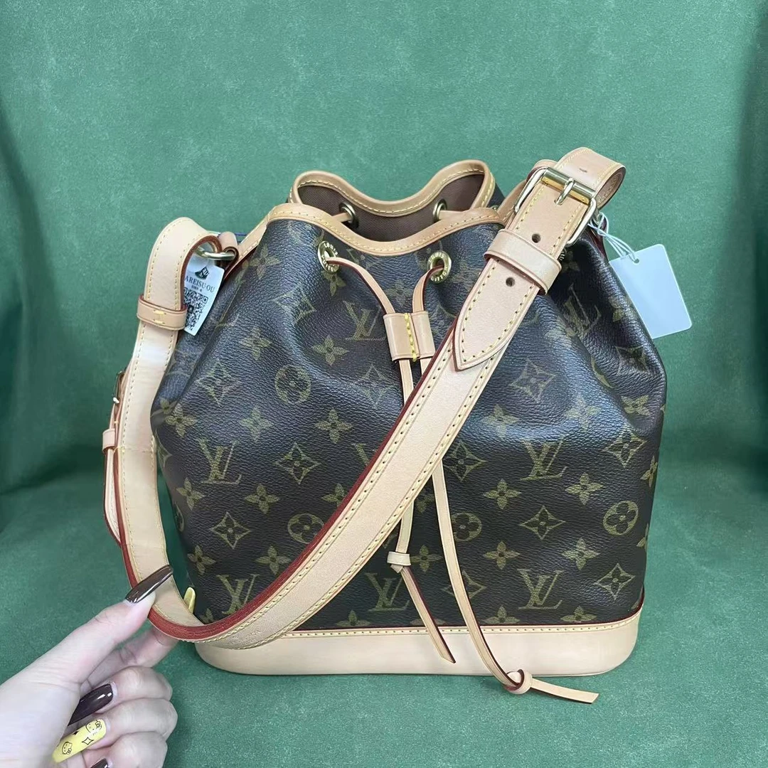 95新 LouisVuitton/路易威登 JM/老花抽绳水桶包/编码3173
