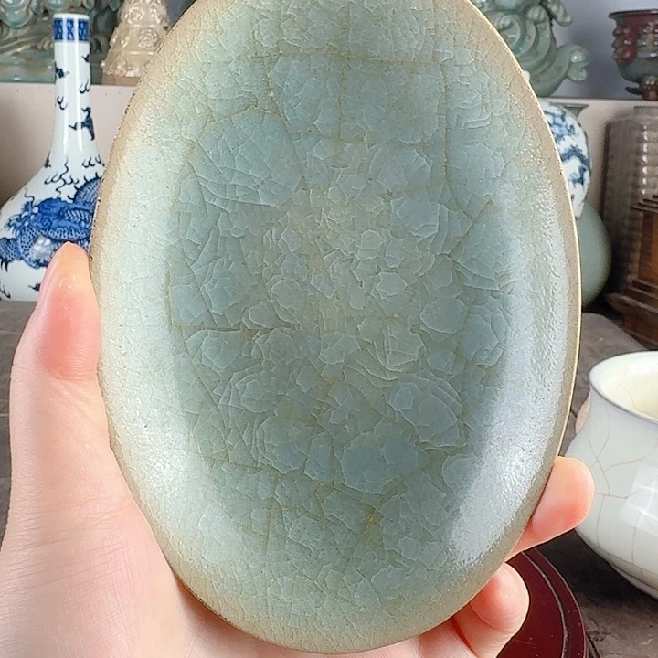 汝窑鸭蛋洗品相完美