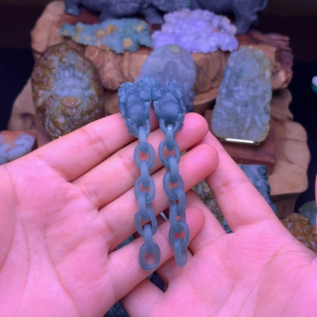峰***哥未镶嵌定制翡翠翡翠