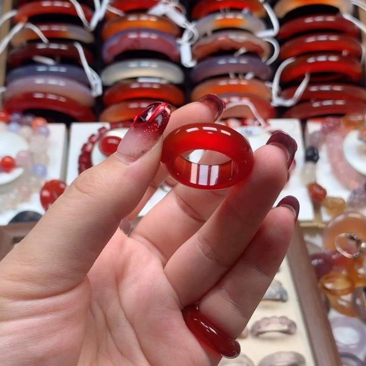 玛瑙/玉髓手链未镶嵌解*圆