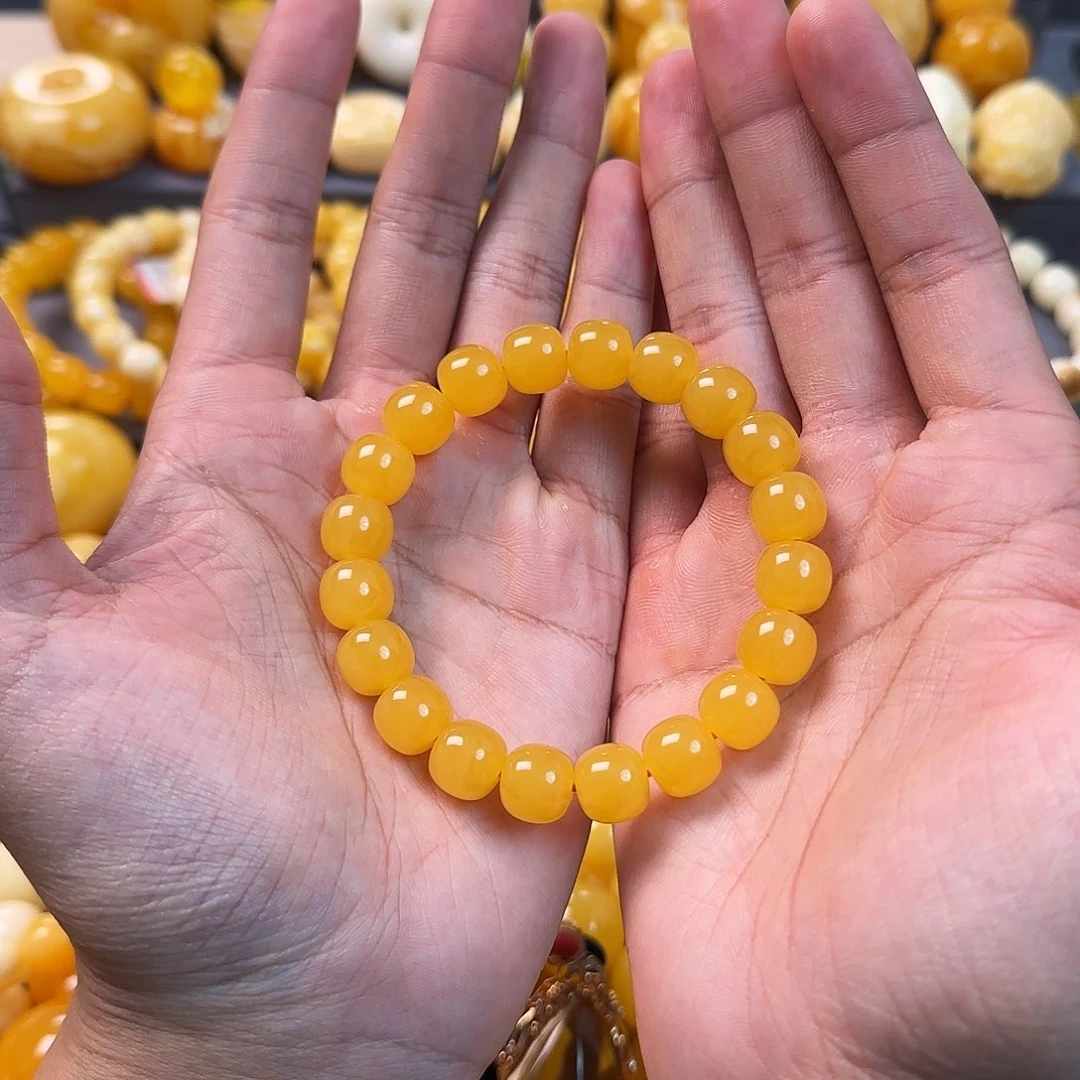 未镶嵌琥珀珠宝奇石11mm同料