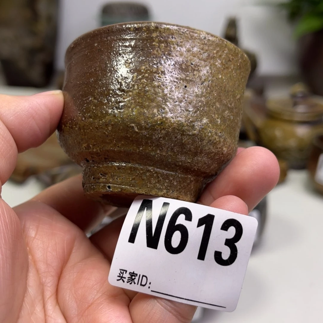 备前烧作品 有裂的杯