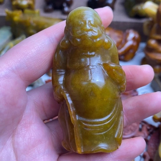 蛇纹石玉未镶嵌颈饰104