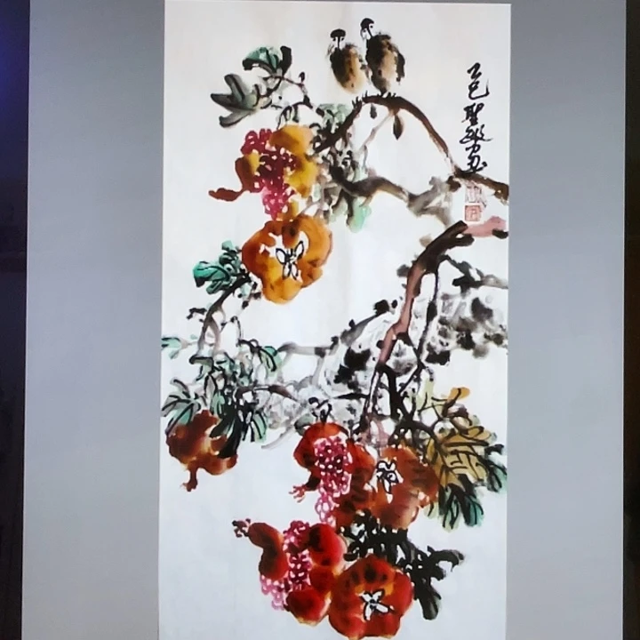 国画张圣敏先生纯手绘作品