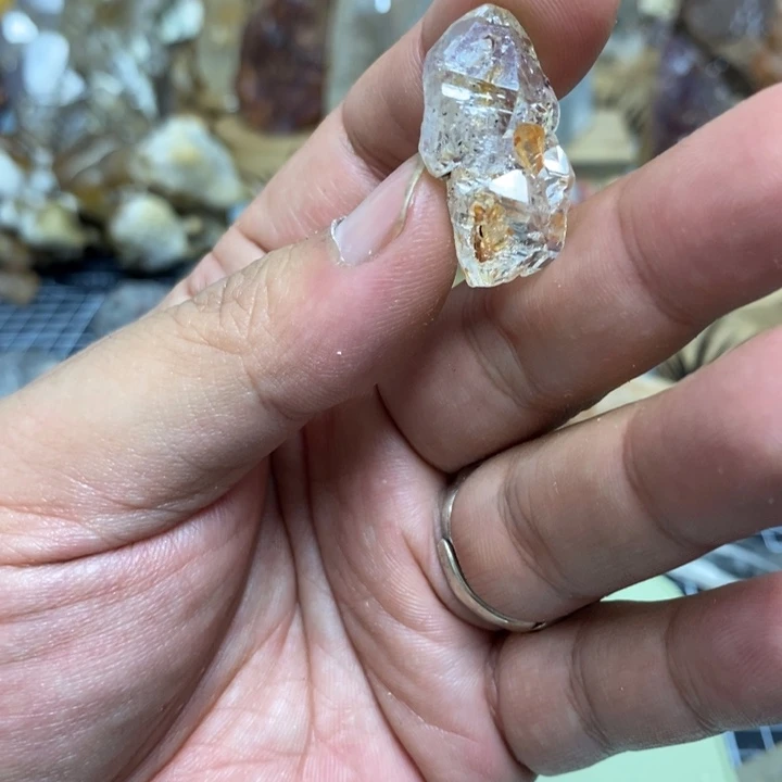 水晶水晶柱未镶嵌