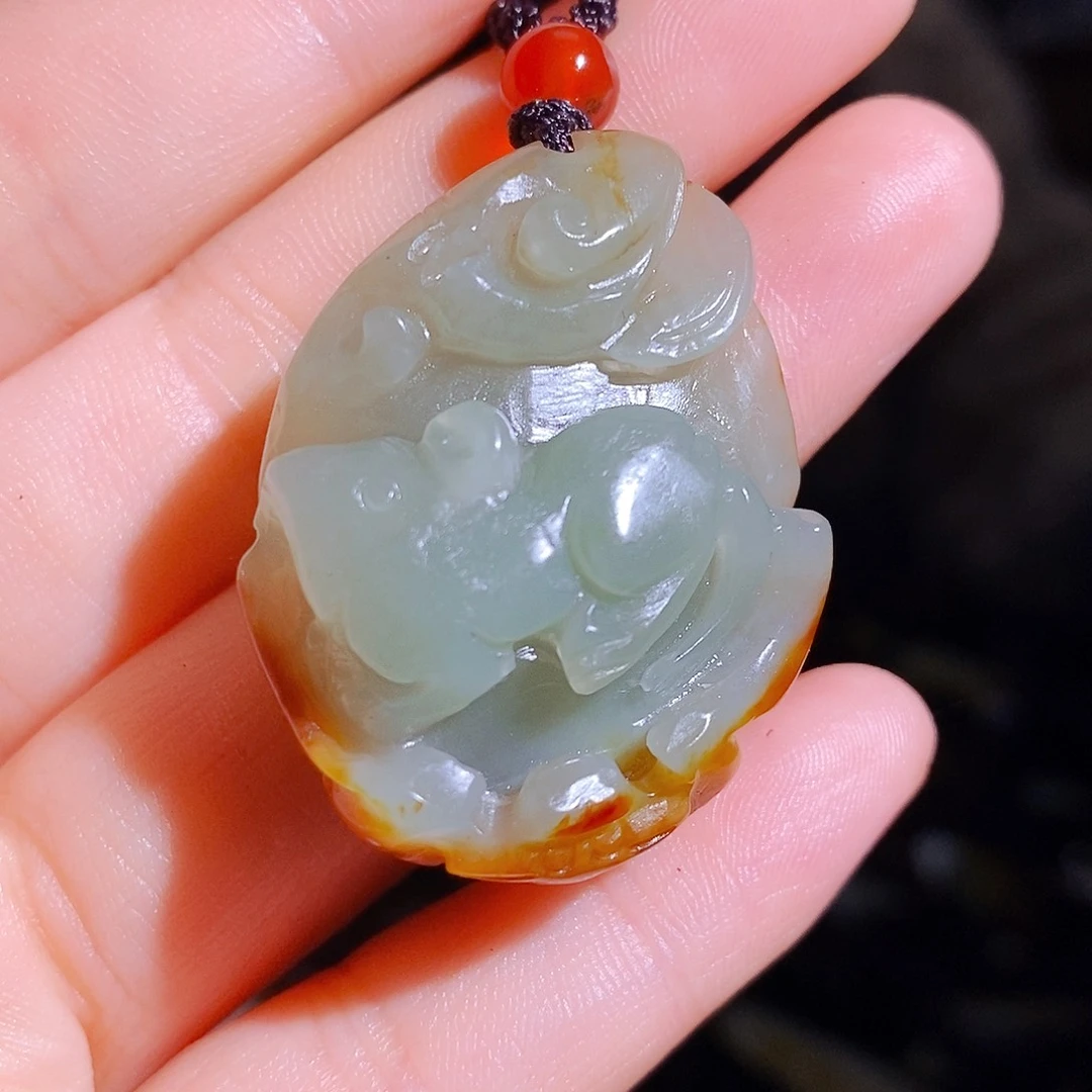 和田玉颈饰未镶嵌