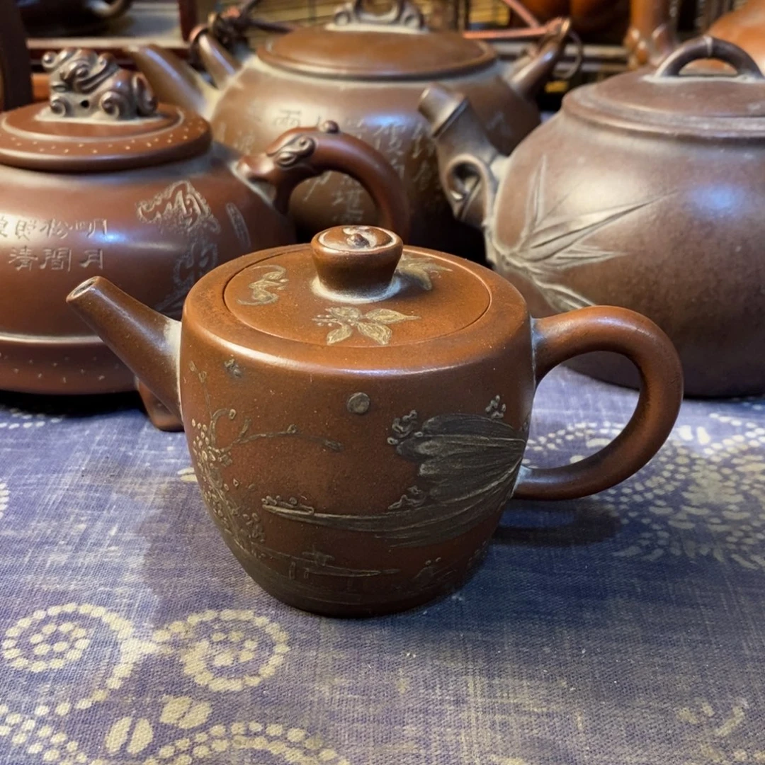 巴***客红泥茶壶紫砂紫砂紫砂紫砂