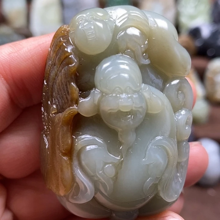 和田玉颈饰未镶嵌