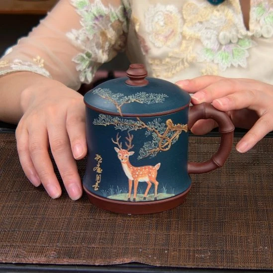 段泥茶杯高货放漏