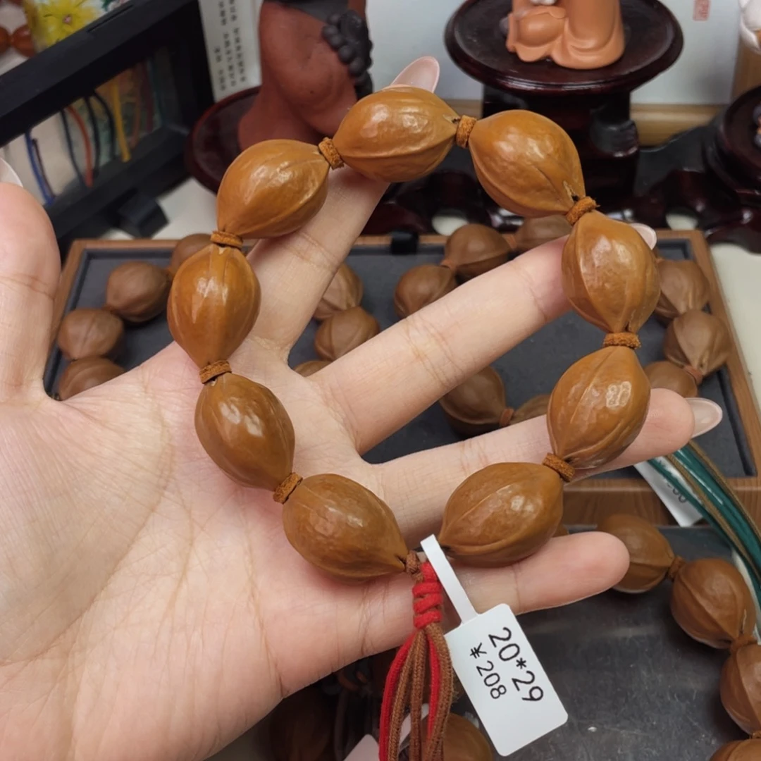 渔***记橄榄核手串/手链2029梅林铁核