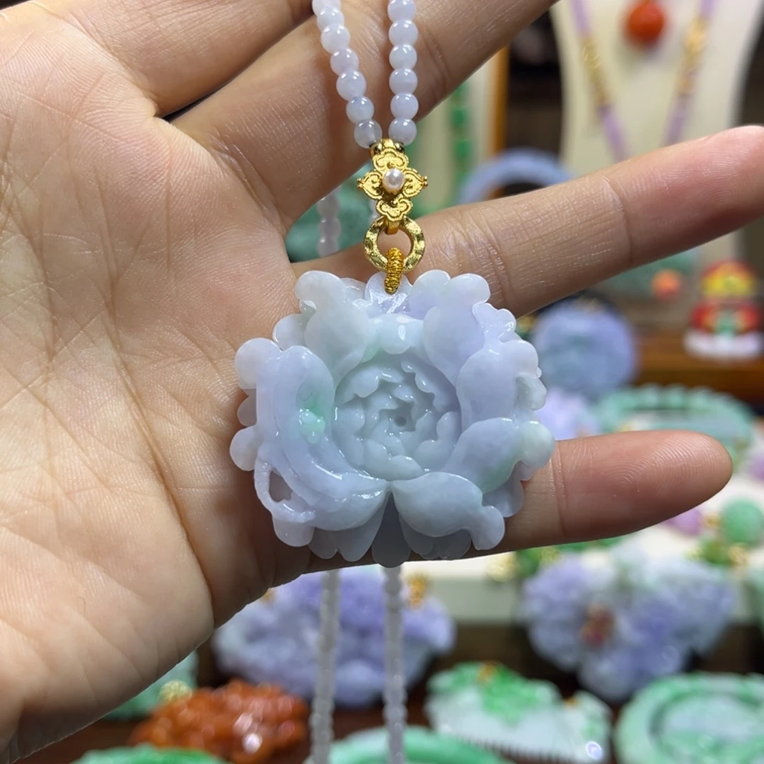 翡翠未镶嵌颈饰天然翡翠