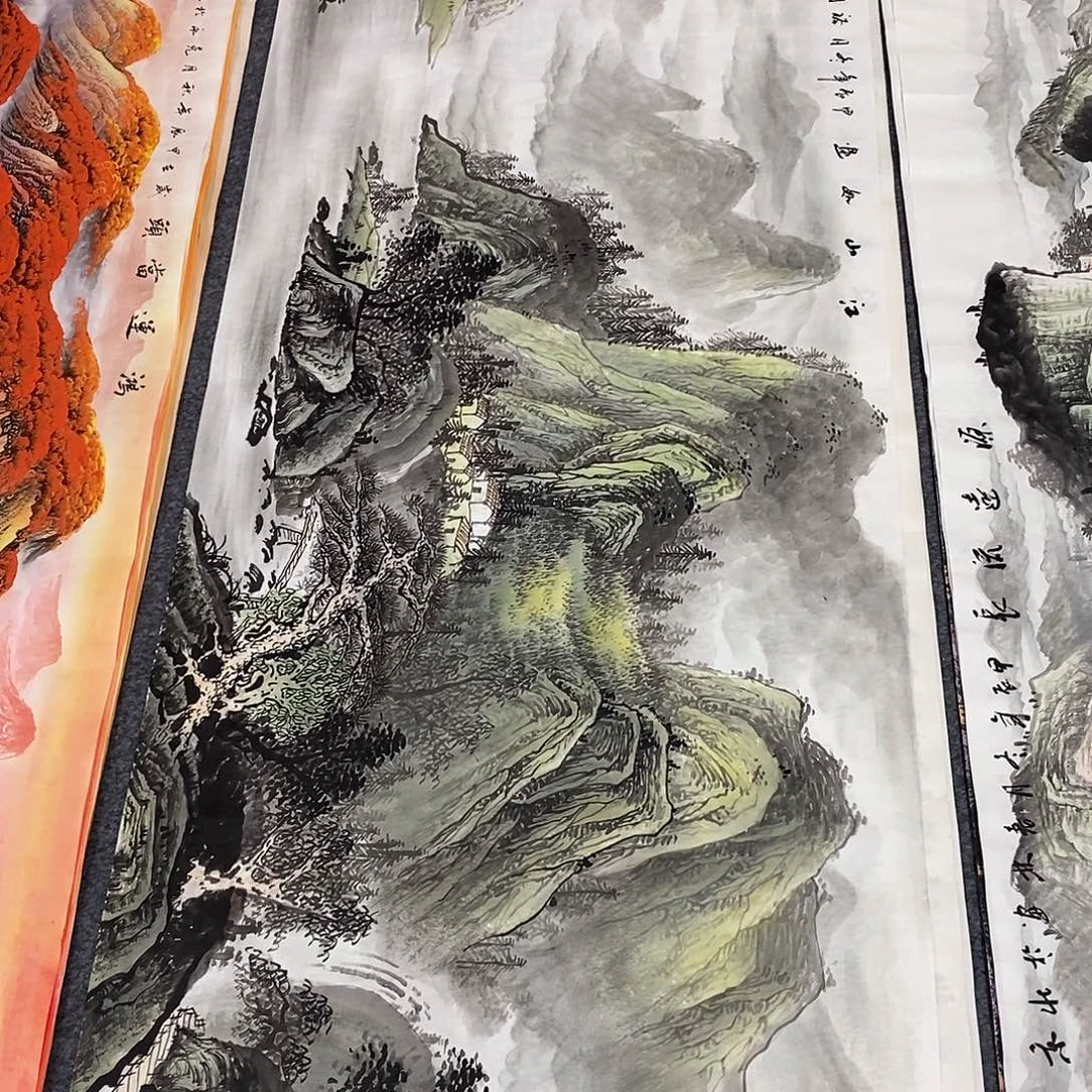 国画画画真的画画画