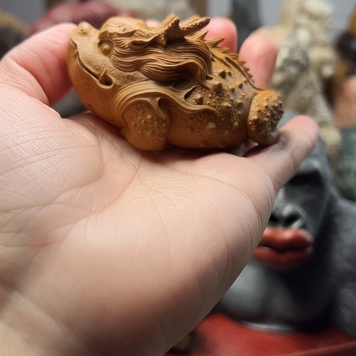 东北石松花石摆件