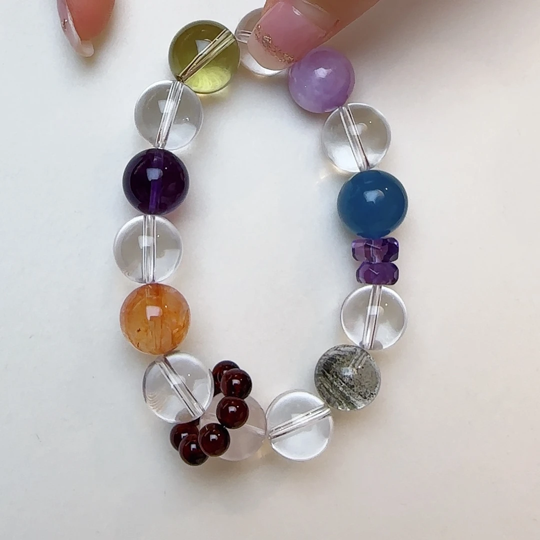 水晶手链未镶嵌大气上档次