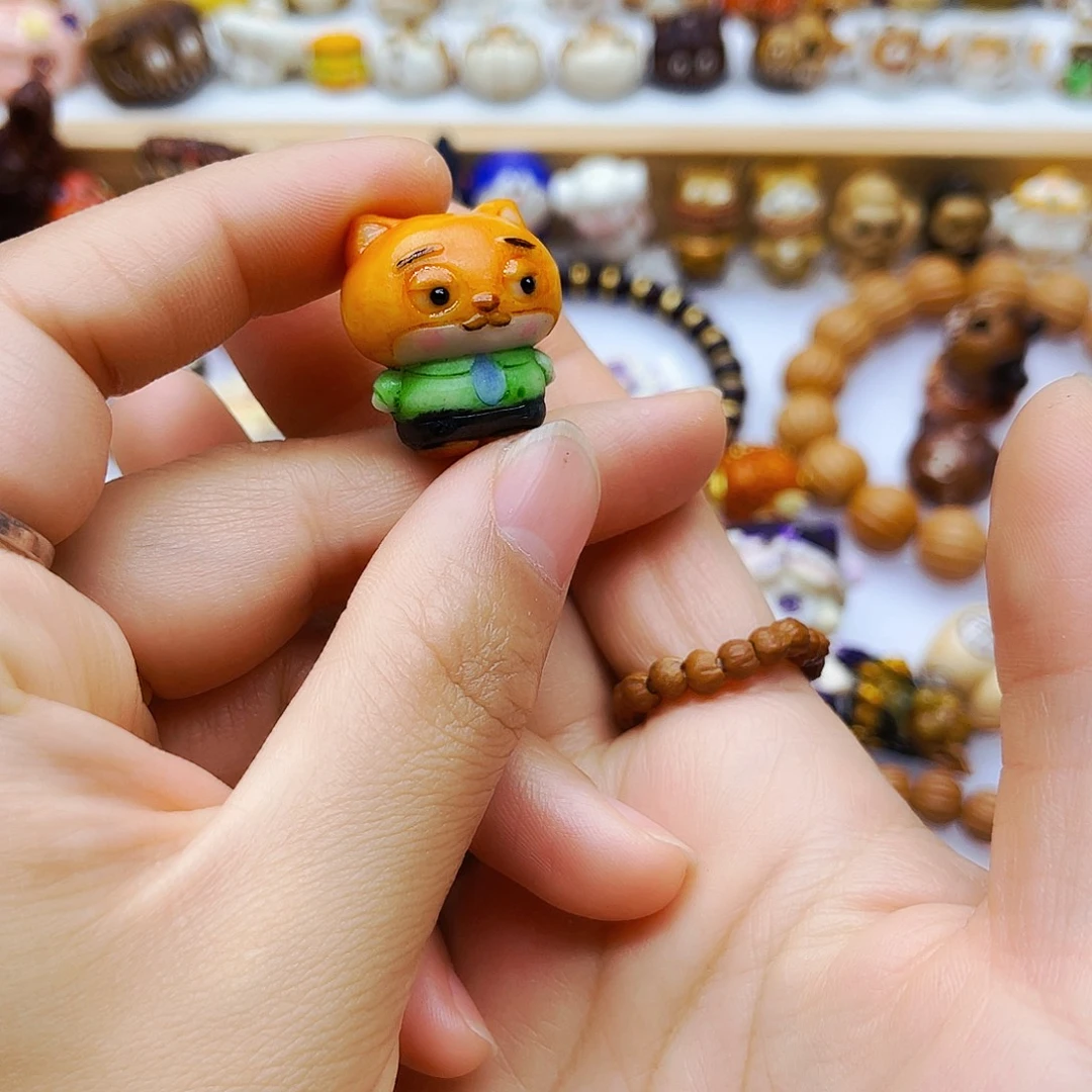 吊坠白玉菩提手工打磨配饰