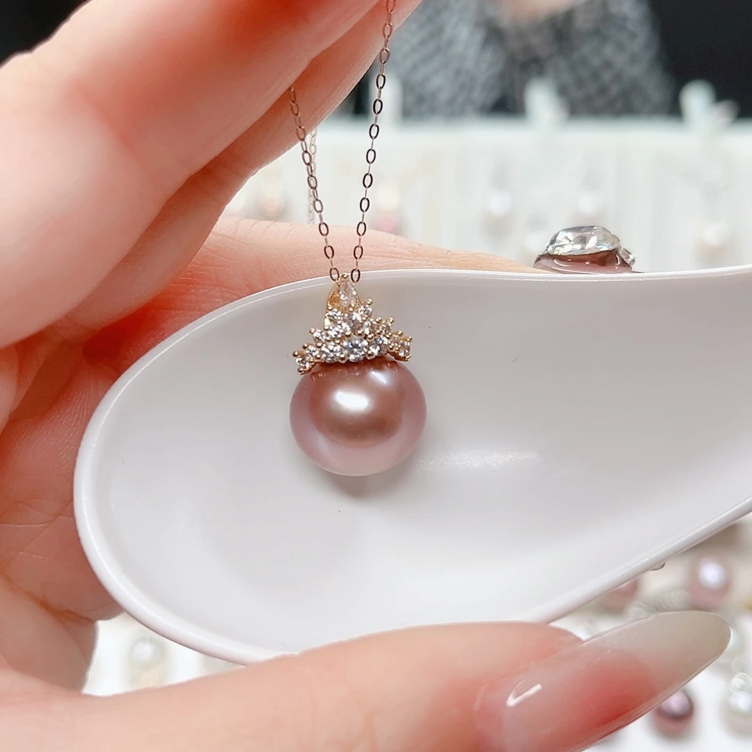 淡水珍珠吊坠(赠链)合金