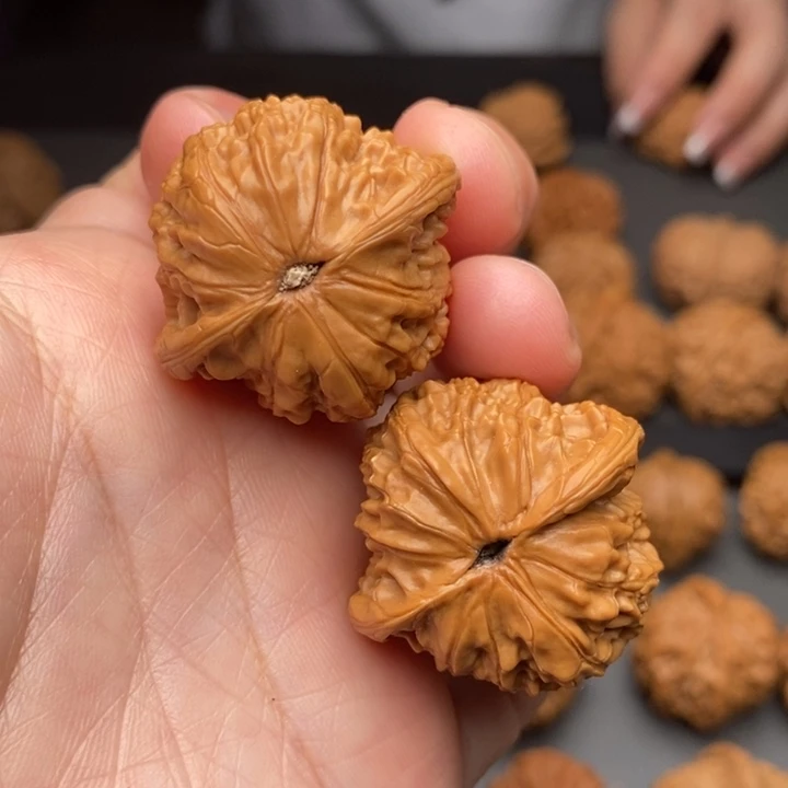 文玩核桃把件磨盘34