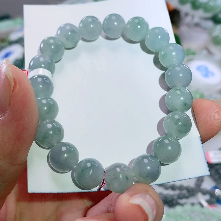 翡翠未镶嵌手链手串10