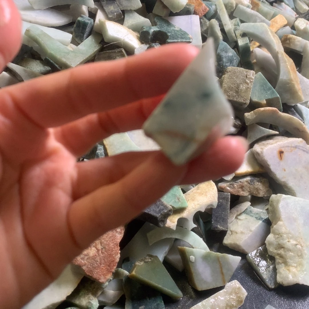 翡翠颈饰未镶嵌缅甸翡翠