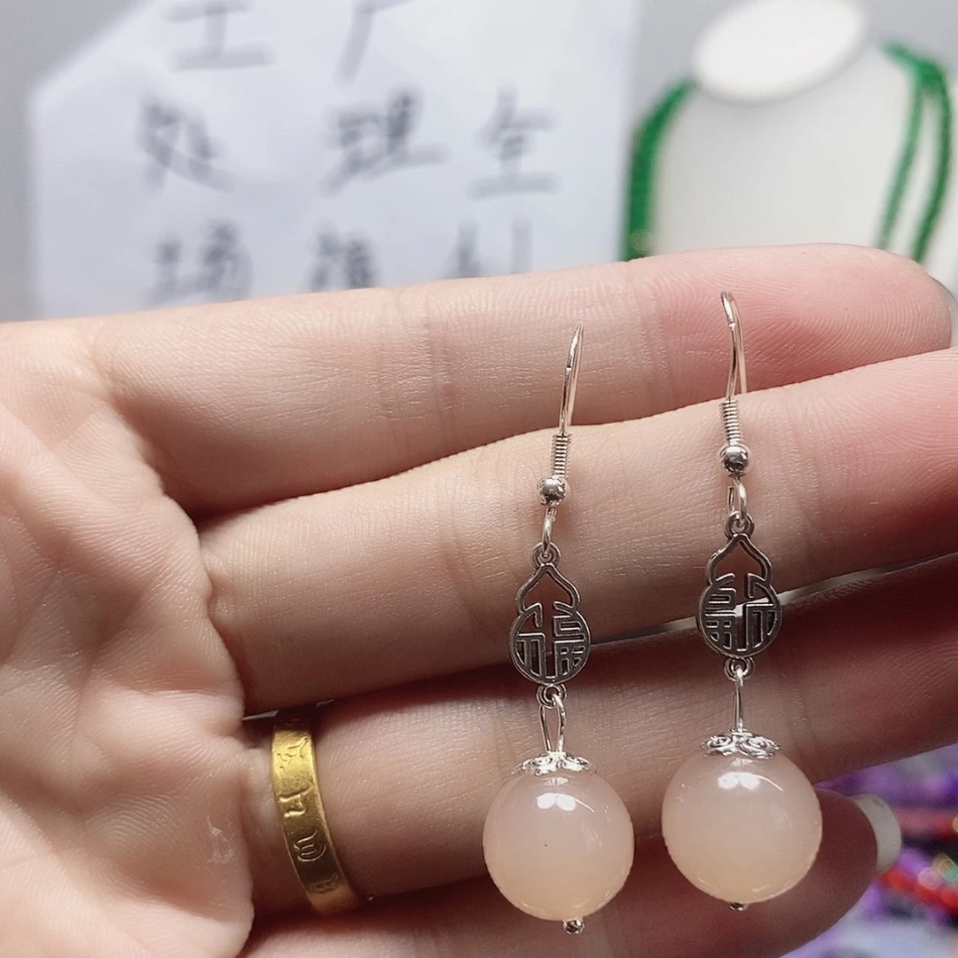 未镶嵌耳钉玛瑙/玉髓101