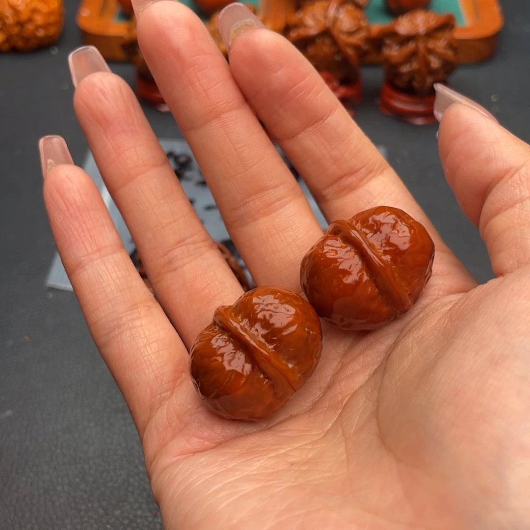 金***】把件文玩核桃元宝