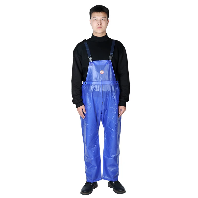 分体渔用雨衣 吊带养殖 钓鱼裤下水裤 加厚防水下水裤
