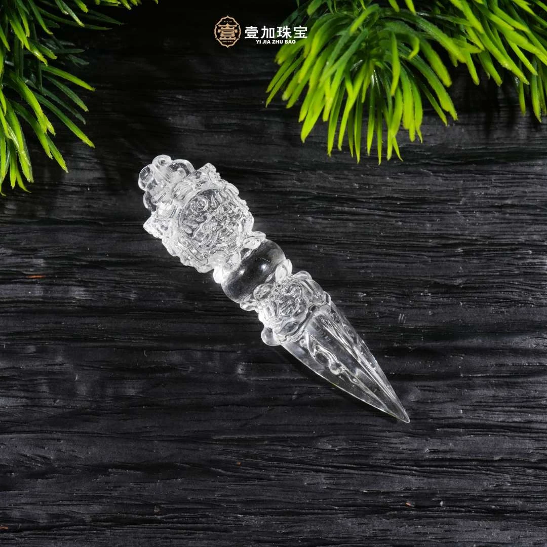 壹加维尼|手工设计白水晶杵（大号）多样性发一9436m