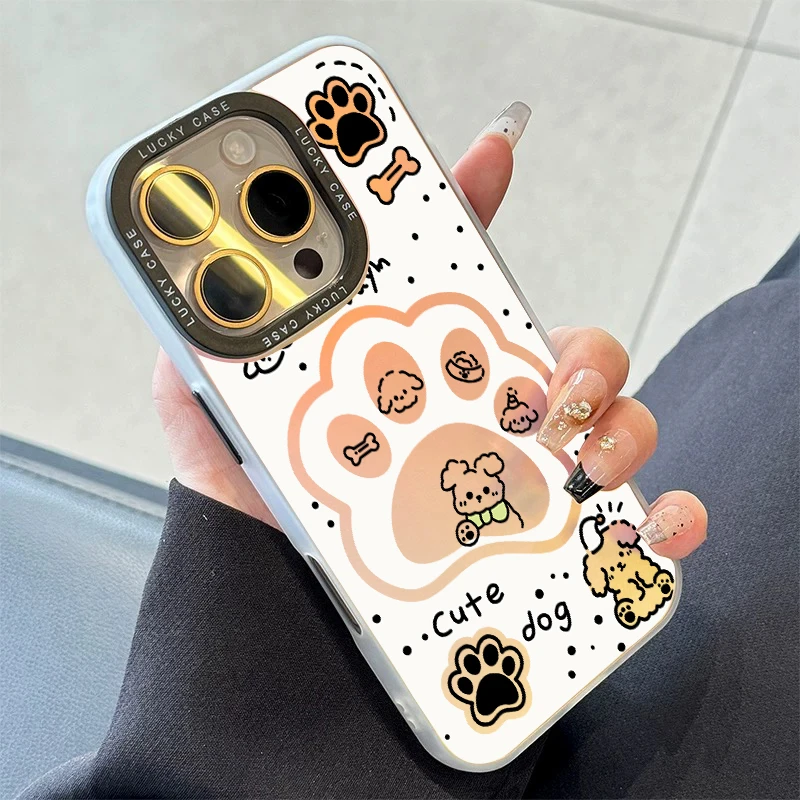 镭射爪子狗适用于苹果17ProMax手机壳iPhone17 Pro硅胶手机套17PM