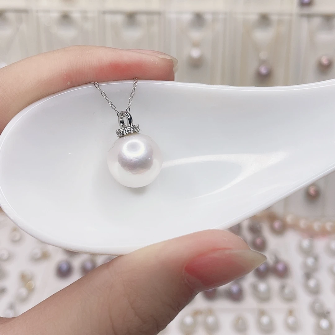 淡水珍珠吊坠(赠链)合金
