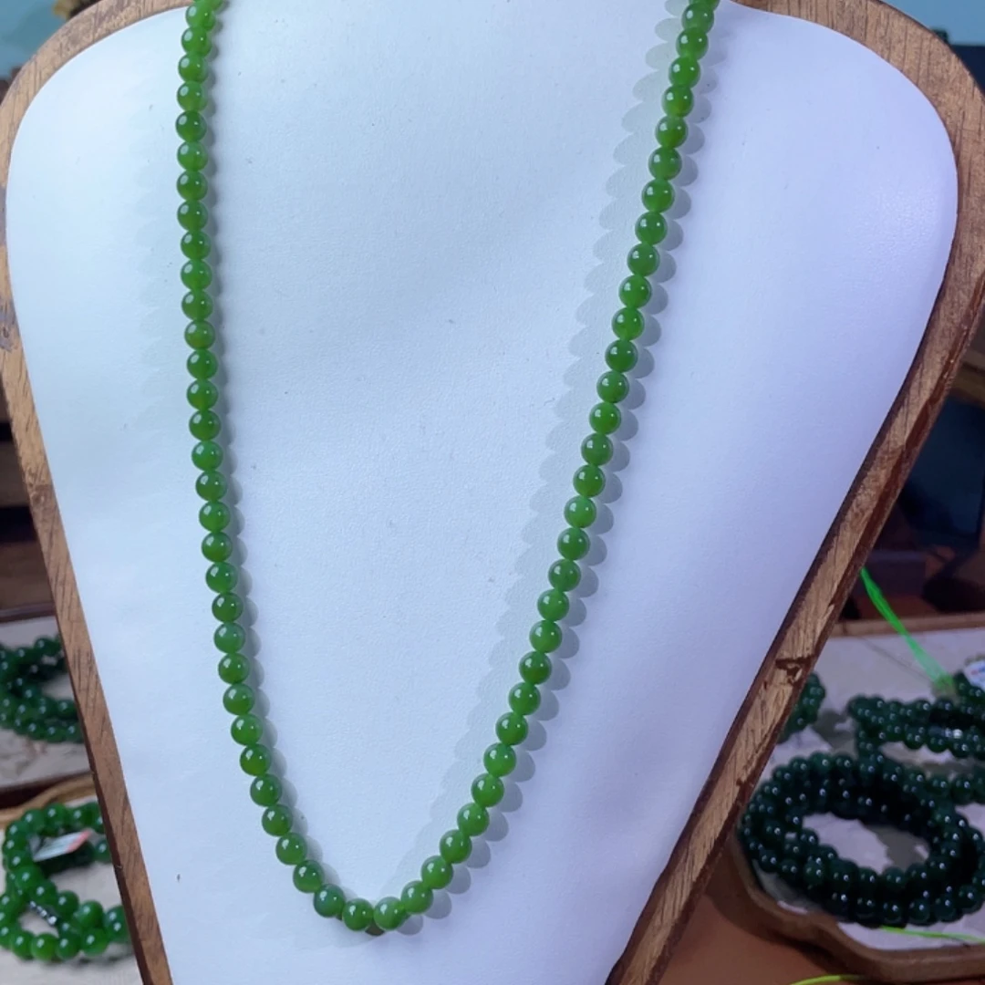 和田玉（碧玉）未镶嵌颈饰6